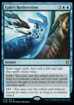 Gale's Redirection [Commander Legends: Battle for Baldur's Gate] MTG Single Magic: The Gathering | Red Claw Gaming