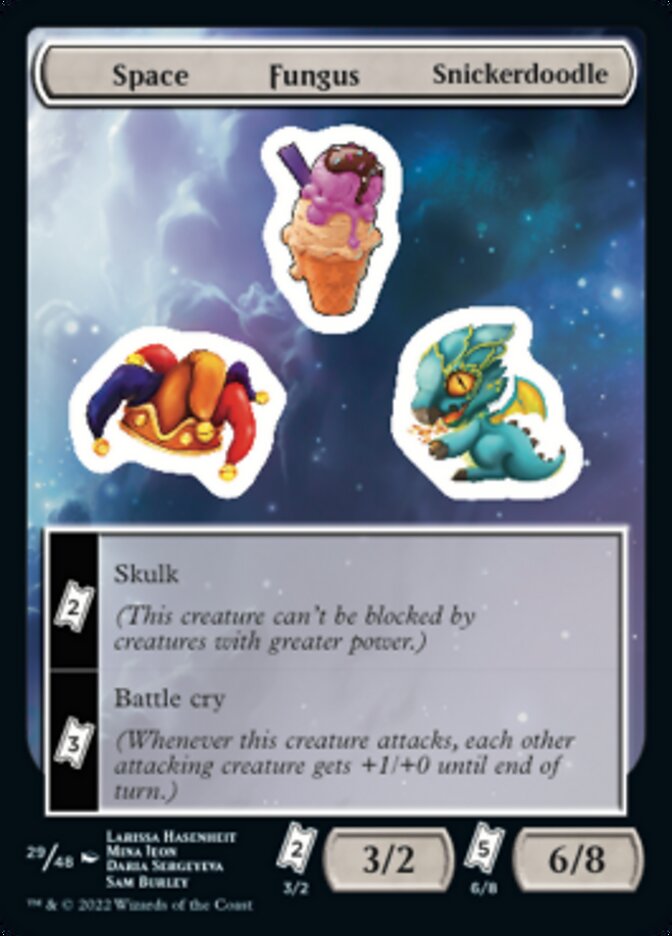 Space Fungus Snickerdoodle [Unfinity Stickers] MTG Single Magic: The Gathering | Red Claw Gaming
