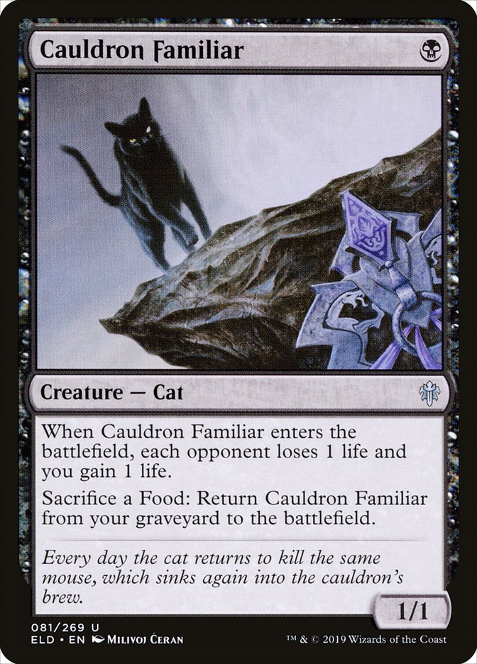 Cauldron Familiar [Throne of Eldraine] MTG Single Magic: The Gathering | Red Claw Gaming