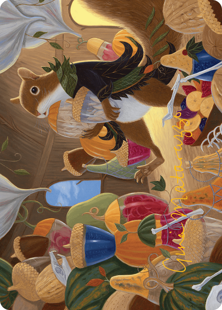 Stocking the Pantry Art Card (Gold-Stamped Signature) [Bloomburrow Art Series] MTG Single Magic: The Gathering    | Red Claw Gaming