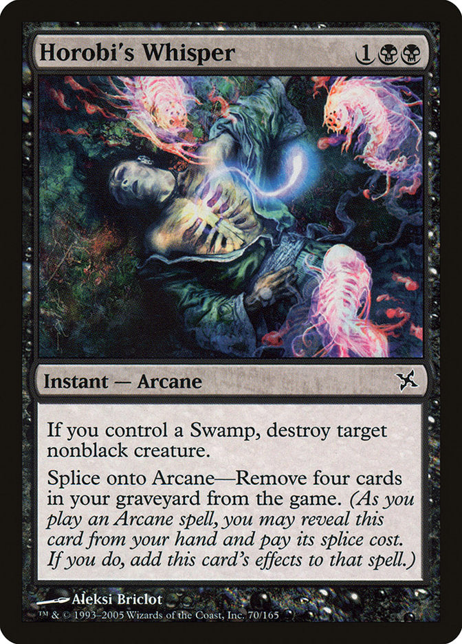 Horobi's Whisper [Betrayers of Kamigawa] MTG Single Magic: The Gathering | Red Claw Gaming