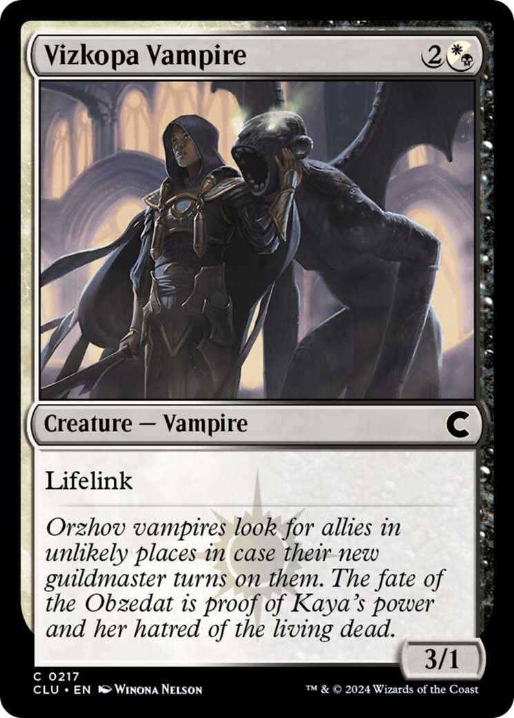 Vizkopa Vampire [Ravnica: Clue Edition] MTG Single Magic: The Gathering | Red Claw Gaming