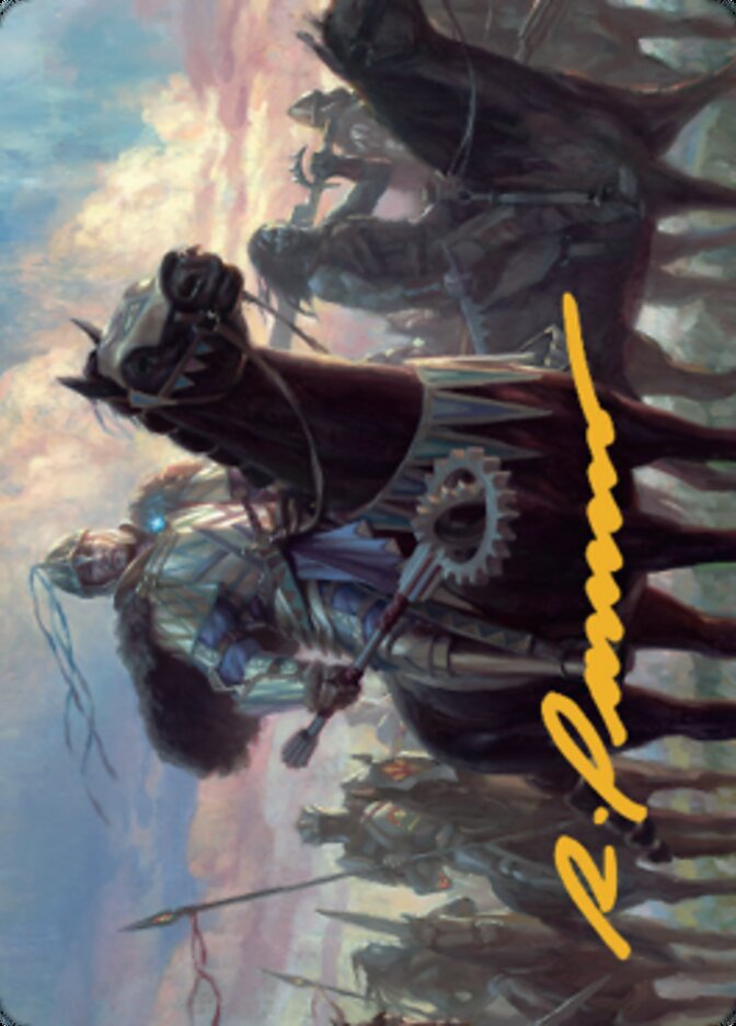 Shanid, Sleepers' Scourge Art Card (Gold-Stamped Signature) [Dominaria United Art Series] MTG Single Magic: The Gathering | Red Claw Gaming