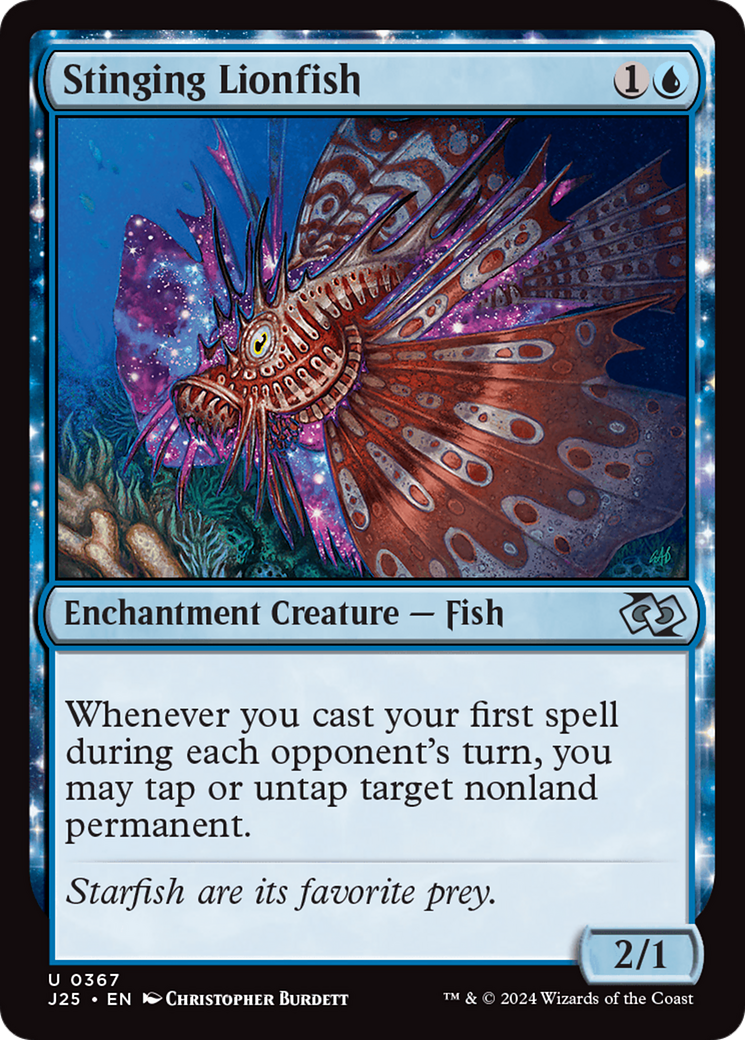 Stinging Lionfish [Foundations Jumpstart] MTG Single Magic: The Gathering | Red Claw Gaming
