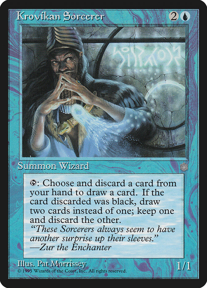 Krovikan Sorcerer [Ice Age] MTG Single Magic: The Gathering | Red Claw Gaming