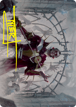 Cemetery Gatekeeper Art Card (Gold-Stamped Signature) [Innistrad: Crimson Vow Art Series] MTG Single Magic: The Gathering | Red Claw Gaming
