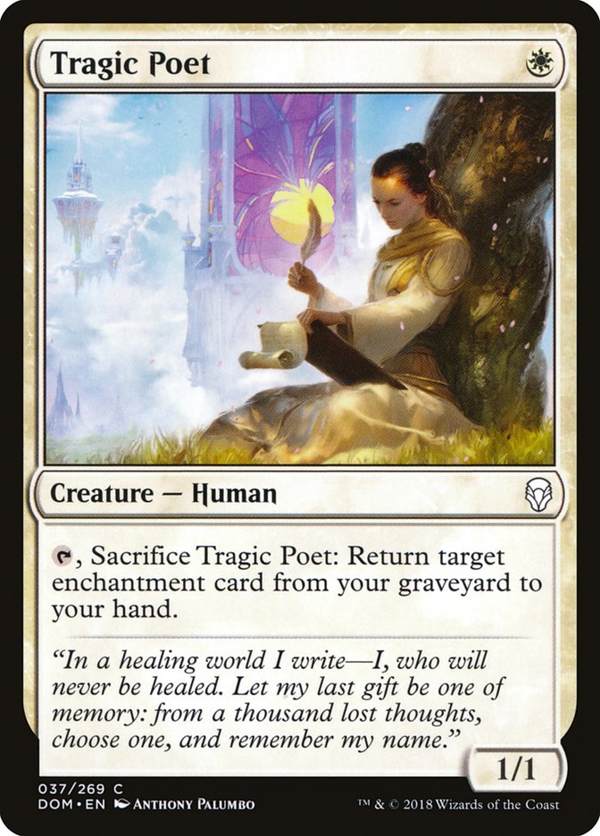 Tragic Poet [Dominaria] MTG Single Magic: The Gathering | Red Claw Gaming