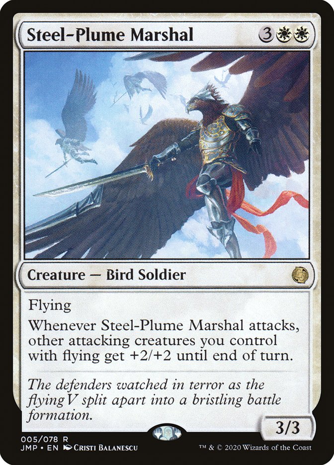 Steel-Plume Marshal [Jumpstart] MTG Single Magic: The Gathering | Red Claw Gaming