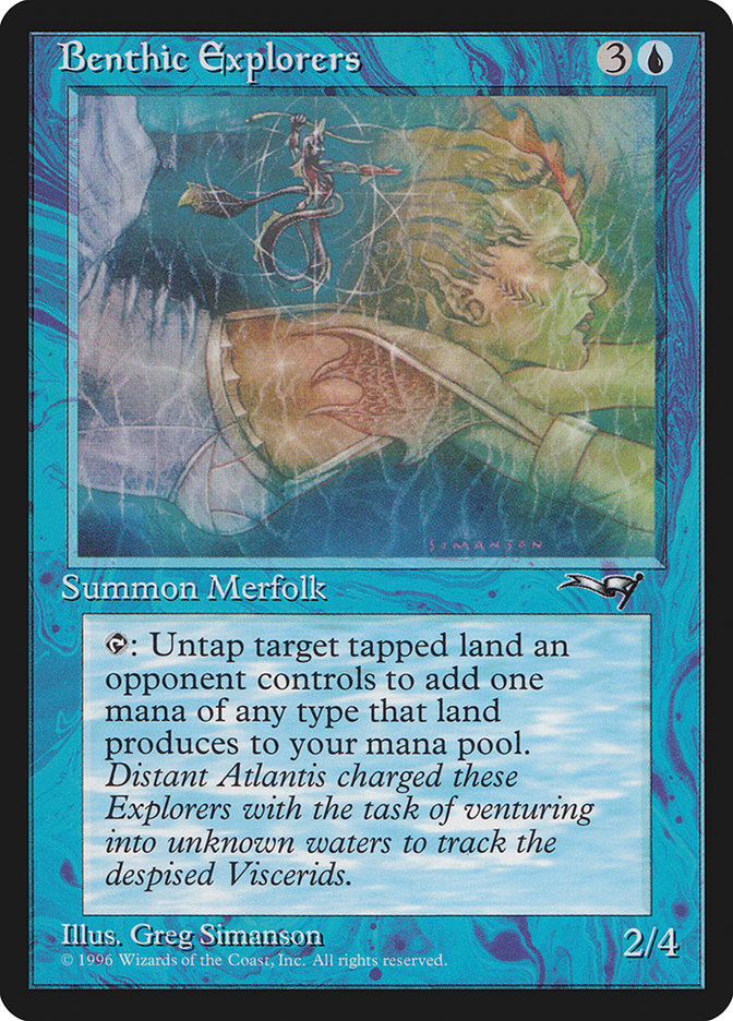 Benthic Explorers (Looking to the Side) [Alliances] MTG Single Magic: The Gathering | Red Claw Gaming