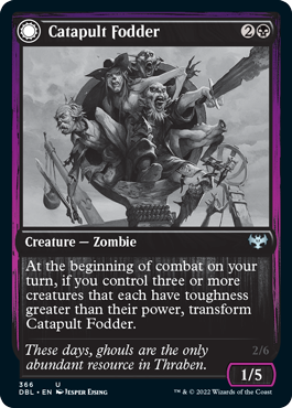 Catapult Fodder // Catapult Captain [Innistrad: Double Feature] MTG Single Magic: The Gathering | Red Claw Gaming