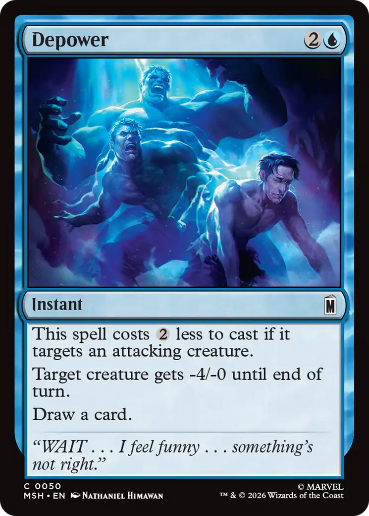 Depower [Marvel Super Heroes] MTG Single Magic: The Gathering | Red Claw Gaming