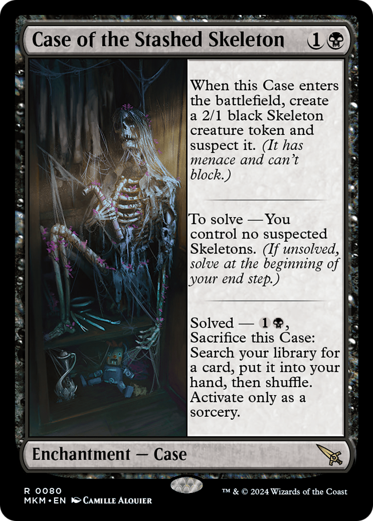 Case of the Stashed Skeleton [Murders at Karlov Manor] MTG Single Magic: The Gathering    | Red Claw Gaming