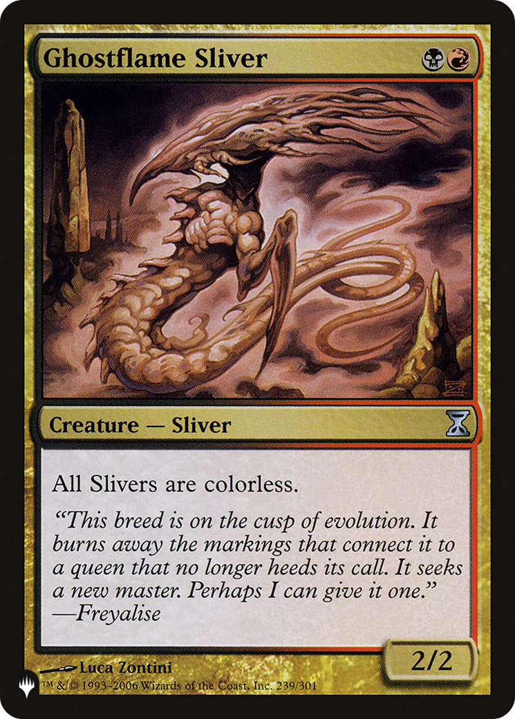 Ghostflame Sliver [The List] MTG Single Magic: The Gathering | Red Claw Gaming