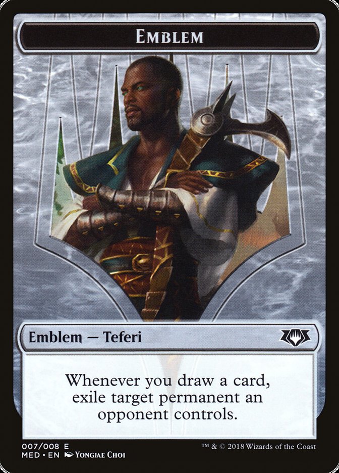 Teferi, Hero of Dominaria Emblem [Mythic Edition Tokens] MTG Single Magic: The Gathering | Red Claw Gaming