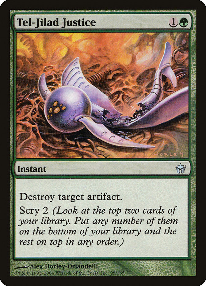 Tel-Jilad Justice [Fifth Dawn] MTG Single Magic: The Gathering | Red Claw Gaming