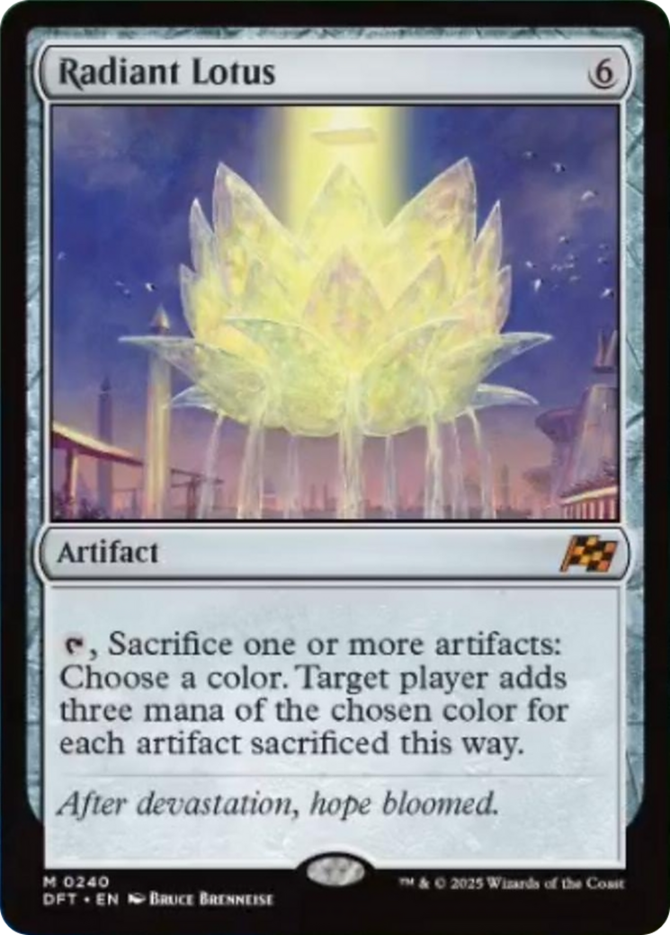 Radiant Lotus [Aetherdrift] MTG Single Magic: The Gathering | Red Claw Gaming