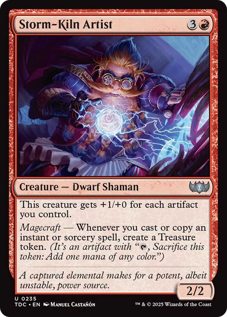 Storm-Kiln Artist [Tarkir: Dragonstorm Commander] MTG Single Magic: The Gathering | Red Claw Gaming