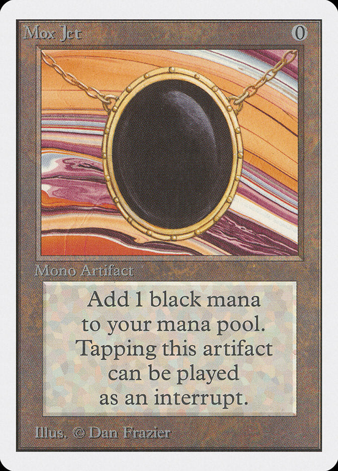 Mox Jet [Unlimited Edition] MTG Single Magic: The Gathering | Red Claw Gaming
