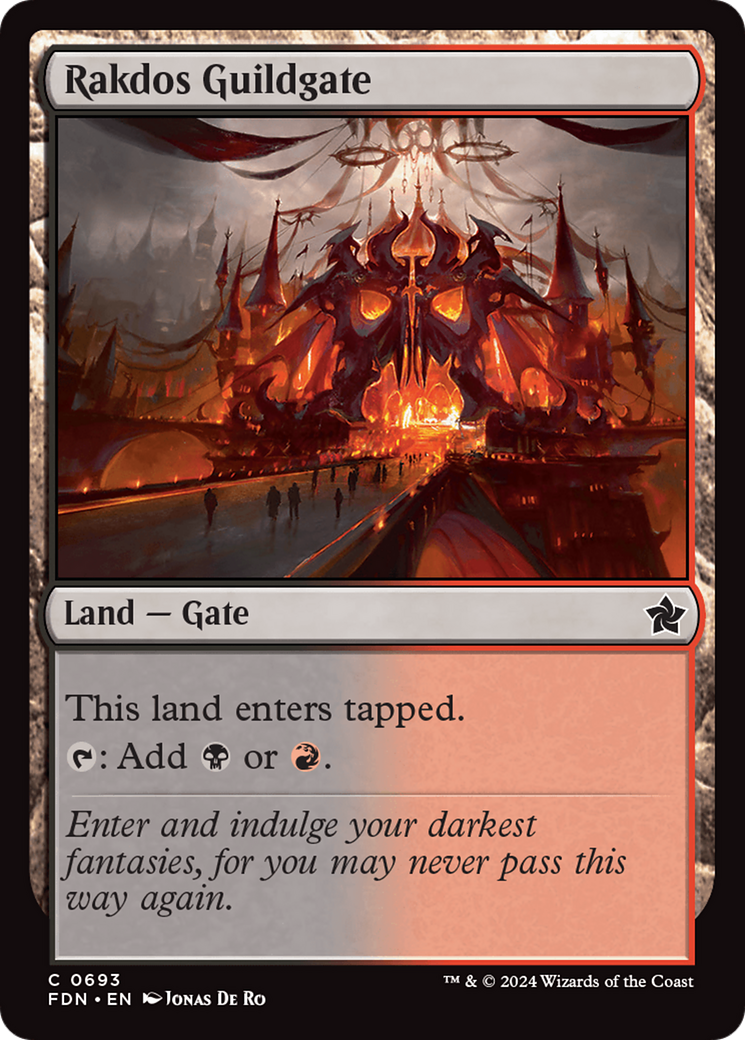 Rakdos Guildgate [Foundations] MTG Single Magic: The Gathering | Red Claw Gaming