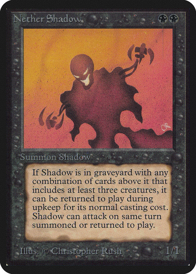 Nether Shadow [Alpha Edition] MTG Single Magic: The Gathering | Red Claw Gaming