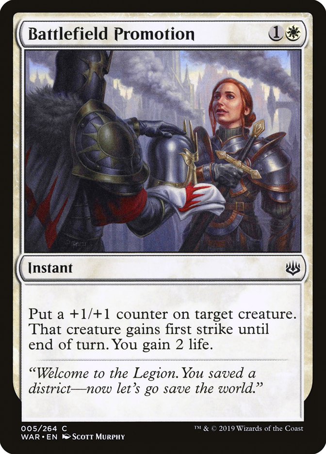 Battlefield Promotion [War of the Spark] MTG Single Magic: The Gathering | Red Claw Gaming