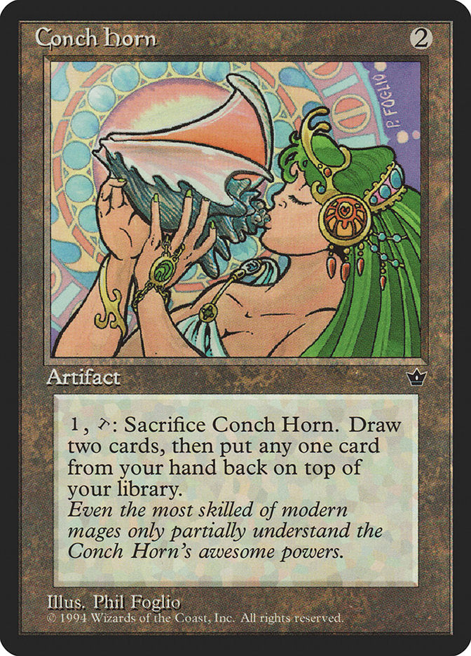 Conch Horn [Fallen Empires] MTG Single Magic: The Gathering | Red Claw Gaming