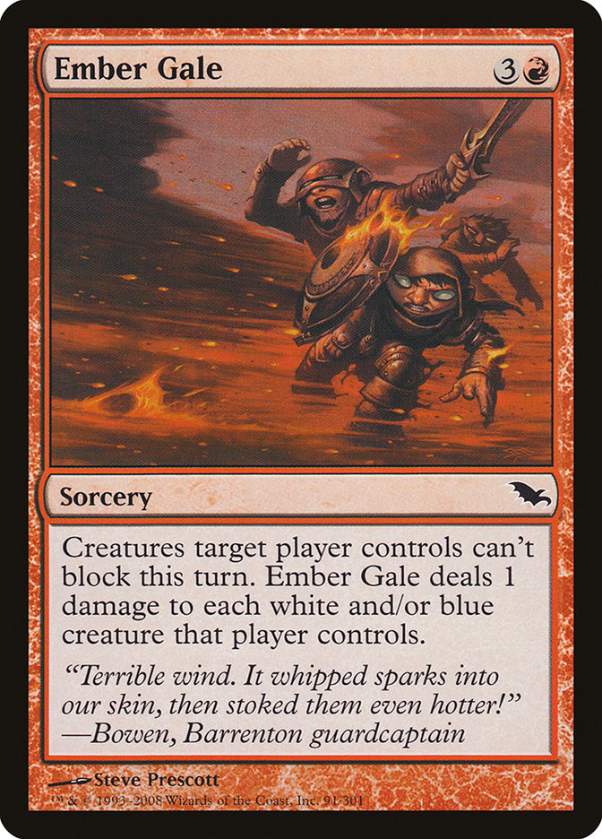 Ember Gale [Shadowmoor] MTG Single Magic: The Gathering | Red Claw Gaming