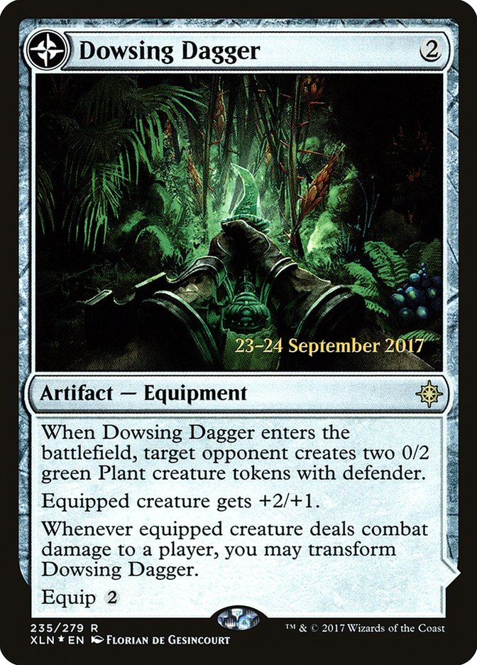 Dowsing Dagger // Lost Vale [Ixalan Prerelease Promos] MTG Single Magic: The Gathering | Red Claw Gaming
