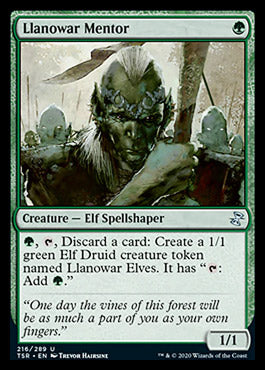 Llanowar Mentor [Time Spiral Remastered] MTG Single Magic: The Gathering | Red Claw Gaming