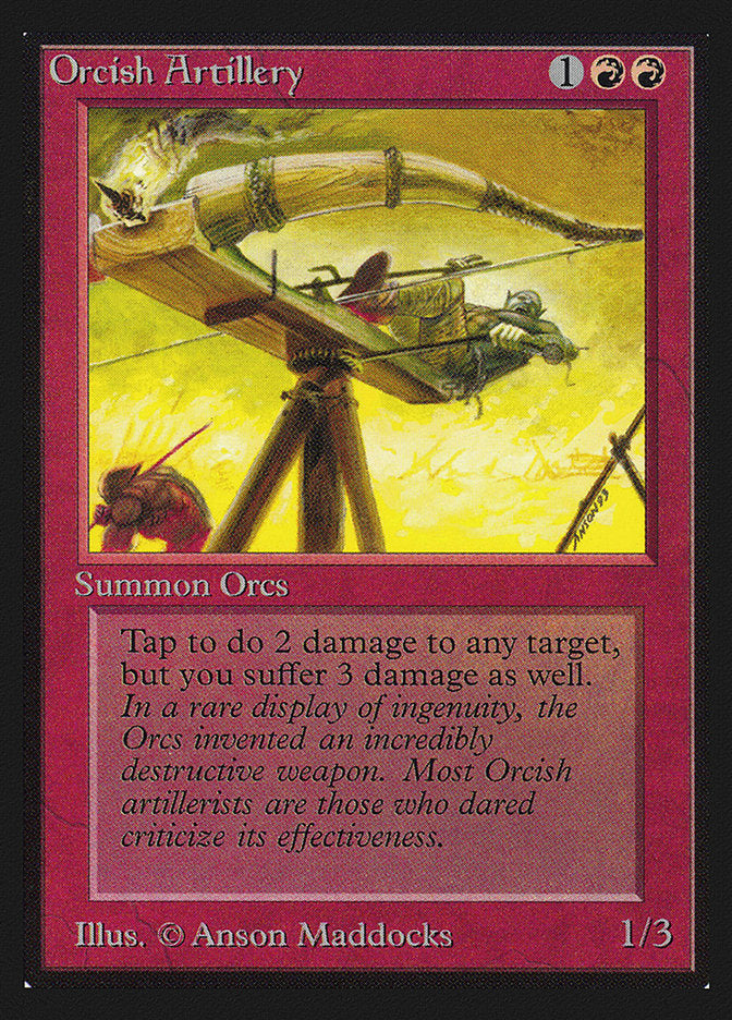 Orcish Artillery [Collectors' Edition] MTG Single Magic: The Gathering | Red Claw Gaming