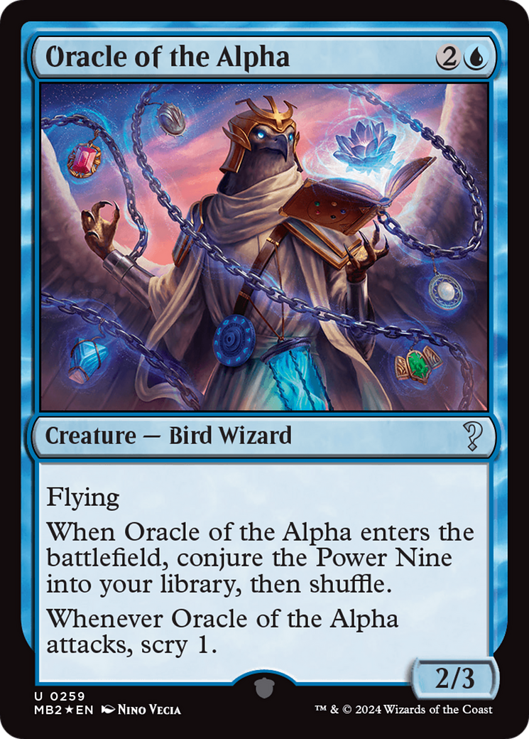 Oracle of the Alpha [Mystery Booster 2] MTG Single Magic: The Gathering | Red Claw Gaming