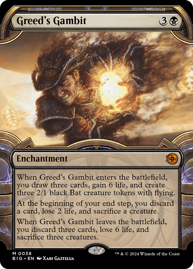 Greed's Gambit (Showcase) [Outlaws of Thunder Junction: The Big Score] MTG Single Magic: The Gathering | Red Claw Gaming