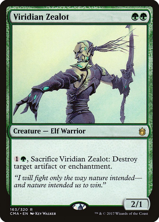 Viridian Zealot [Commander Anthology] MTG Single Magic: The Gathering | Red Claw Gaming