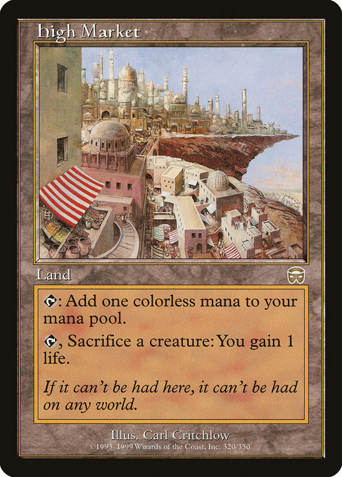High Market [Mercadian Masques] MTG Single Magic: The Gathering | Red Claw Gaming