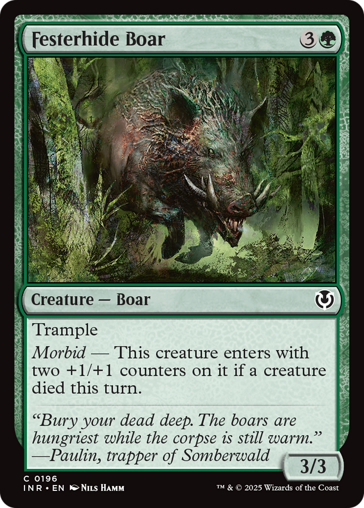 Festerhide Boar [Innistrad Remastered] MTG Single Magic: The Gathering | Red Claw Gaming