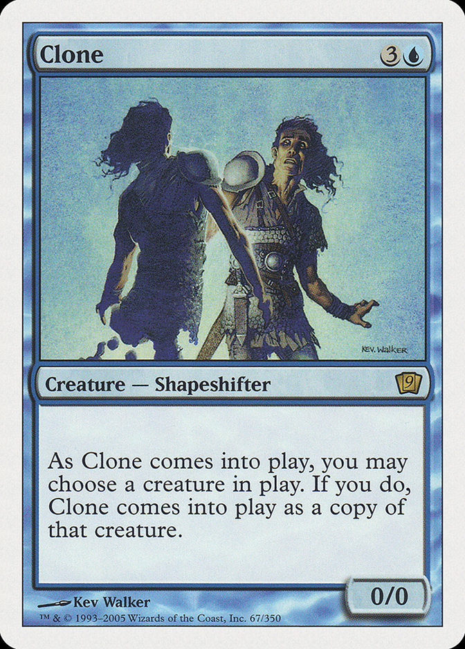 Clone (9th Edition) [Oversize Cards] MTG Single Magic: The Gathering | Red Claw Gaming