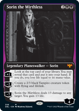 Sorin the Mirthless [Innistrad: Double Feature] MTG Single Magic: The Gathering | Red Claw Gaming