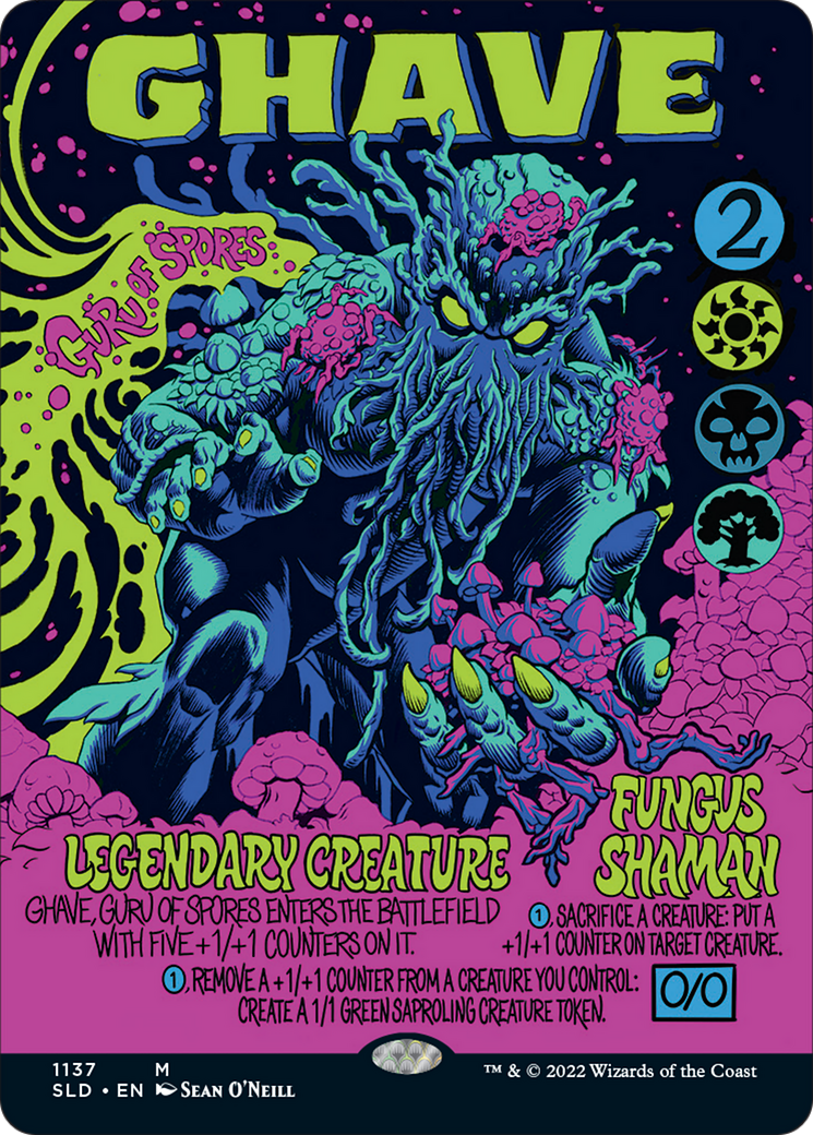 Ghave, Guru of Spores (Borderless) [Secret Lair Drop Series] MTG Single Magic: The Gathering | Red Claw Gaming