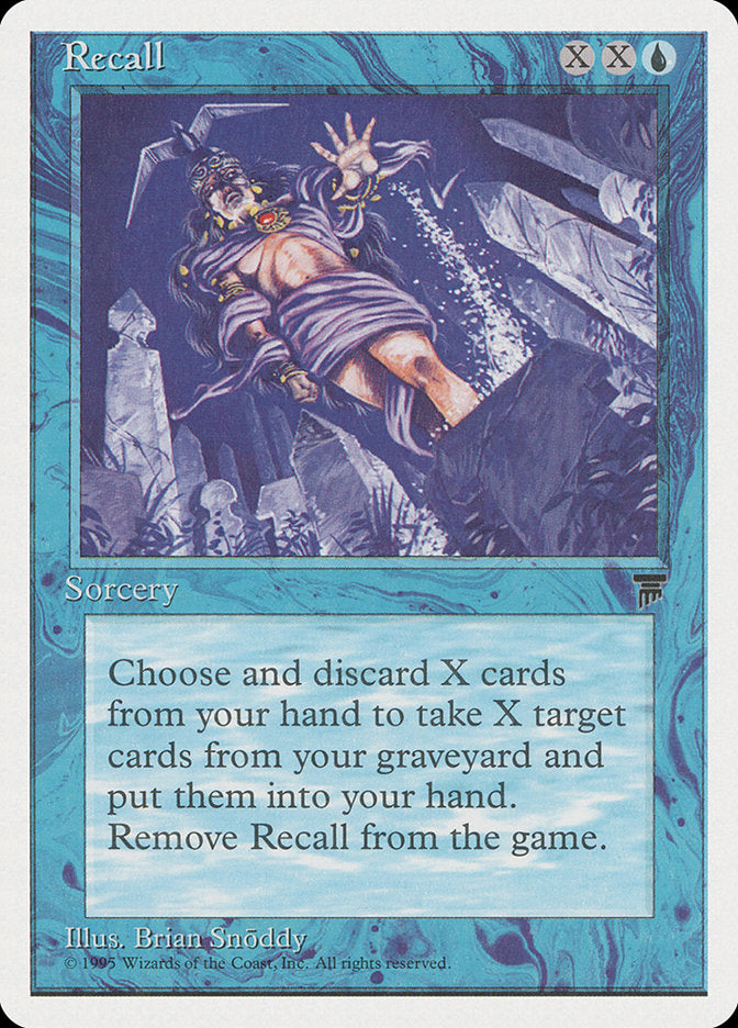 Recall [Chronicles] MTG Single Magic: The Gathering | Red Claw Gaming