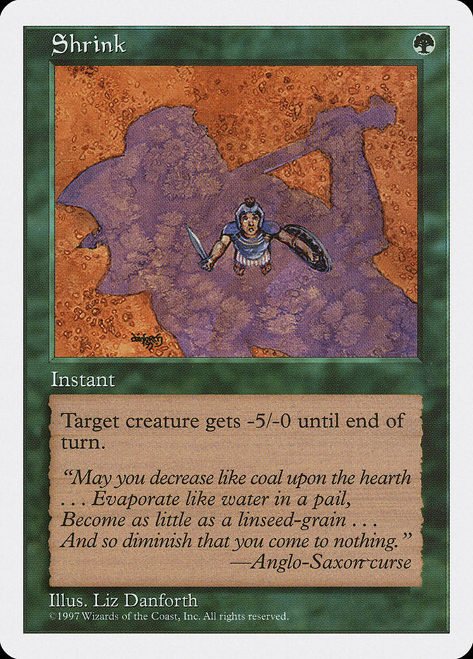 Shrink [Fifth Edition] MTG Single Magic: The Gathering | Red Claw Gaming