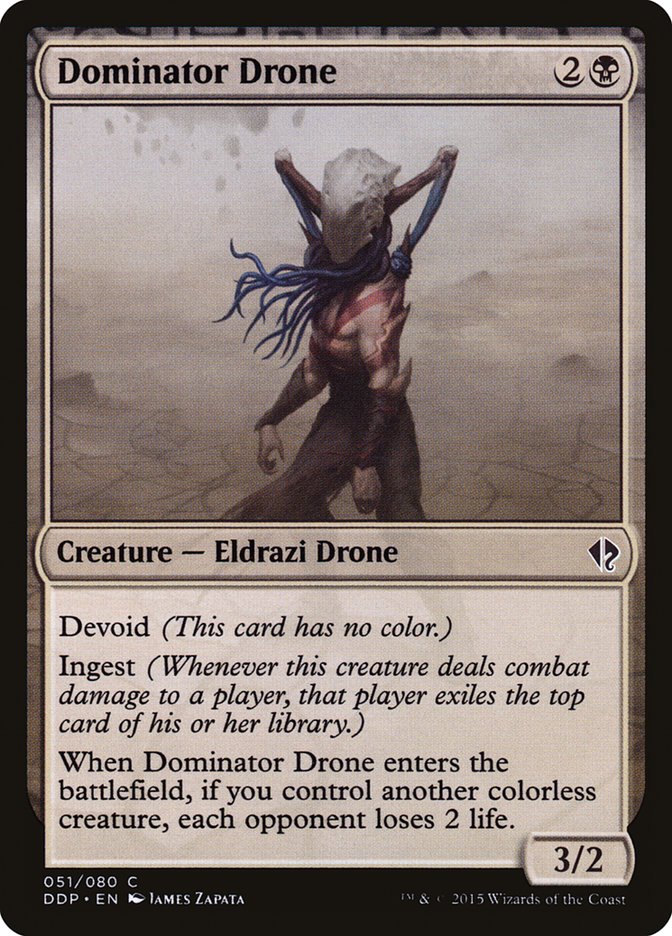 Dominator Drone [Duel Decks: Zendikar vs. Eldrazi] MTG Single Magic: The Gathering | Red Claw Gaming