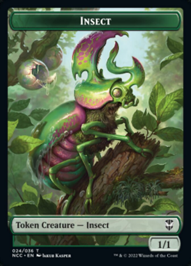 Ogre // Insect Double-Sided Token [Streets of New Capenna Commander Tokens] MTG Single Magic: The Gathering | Red Claw Gaming