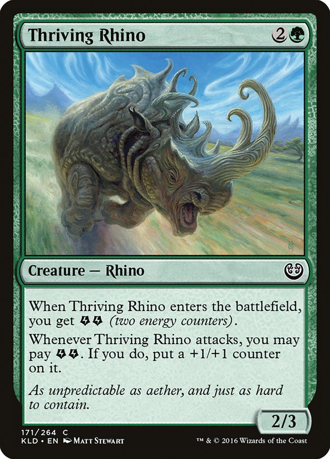 Thriving Rhino [Kaladesh] MTG Single Magic: The Gathering | Red Claw Gaming