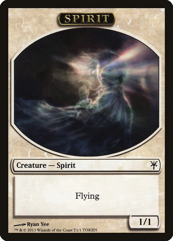 Spirit Token [Duel Decks: Sorin vs. Tibalt Tokens] MTG Single Magic: The Gathering | Red Claw Gaming