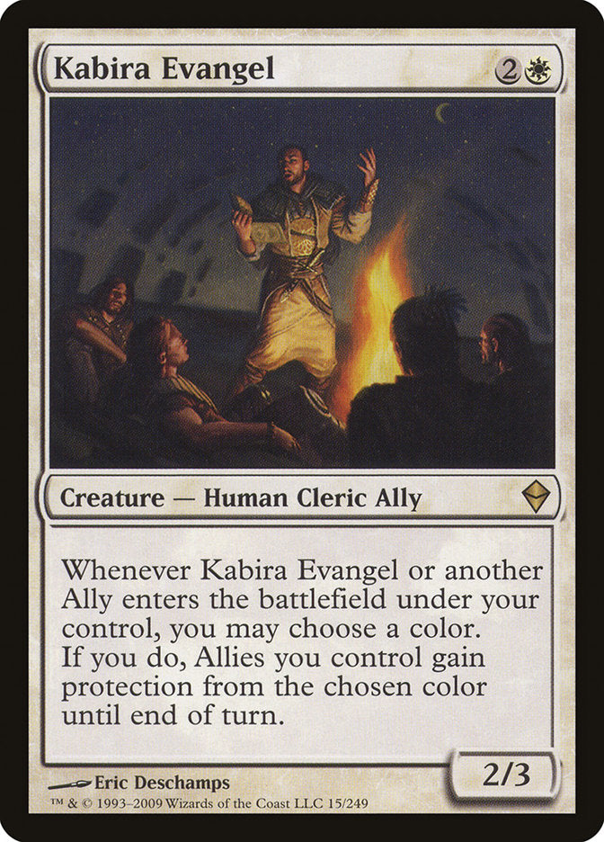 Kabira Evangel [Zendikar] MTG Single Magic: The Gathering | Red Claw Gaming
