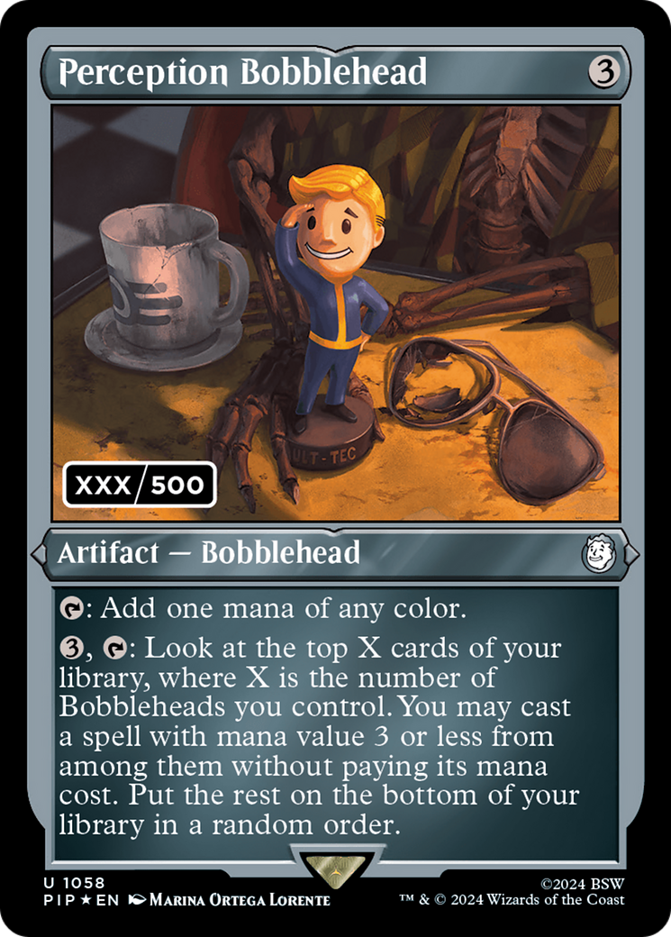 Perception Bobblehead (Serial Numbered) [Fallout] MTG Single Magic: The Gathering | Red Claw Gaming