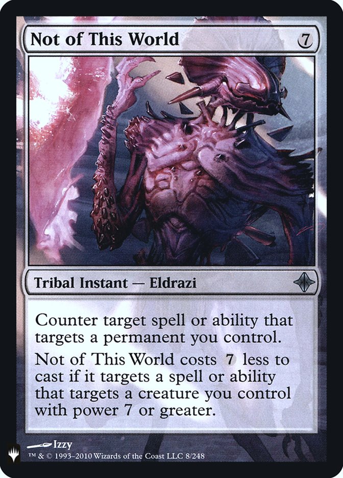 Not of This World [Mystery Booster] MTG Single Magic: The Gathering | Red Claw Gaming