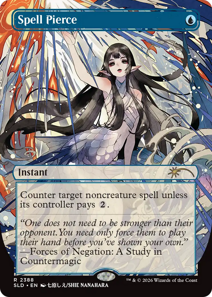 Spell Pierce (2388) [Secret Lair Drop Series] MTG Single Magic: The Gathering | Red Claw Gaming