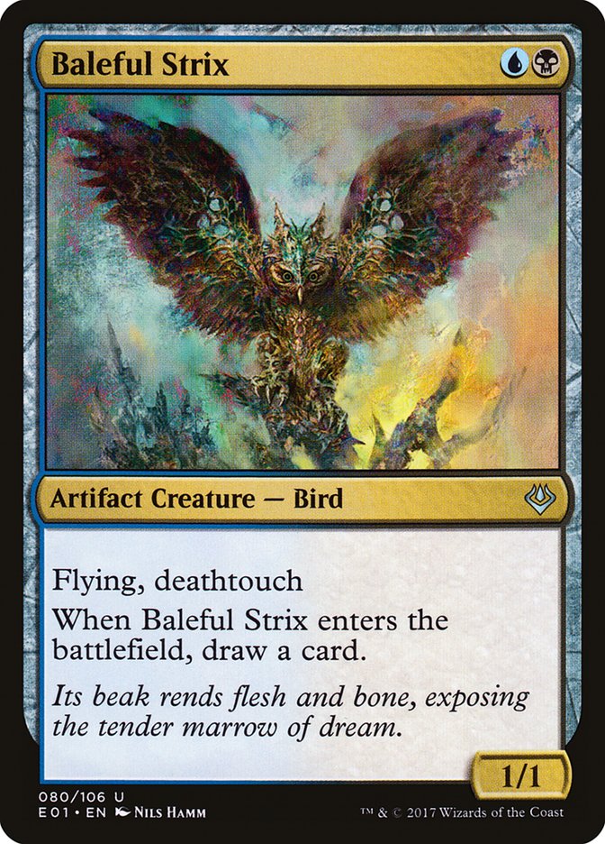Baleful Strix [Archenemy: Nicol Bolas] MTG Single Magic: The Gathering | Red Claw Gaming