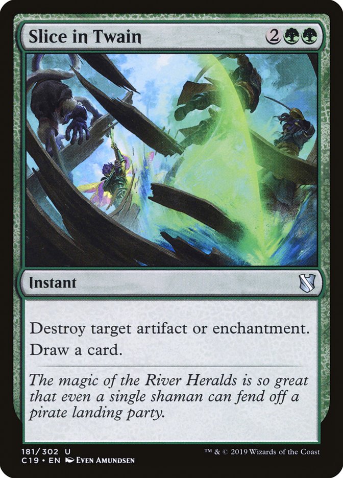 Slice in Twain [Commander 2019] MTG Single Magic: The Gathering | Red Claw Gaming